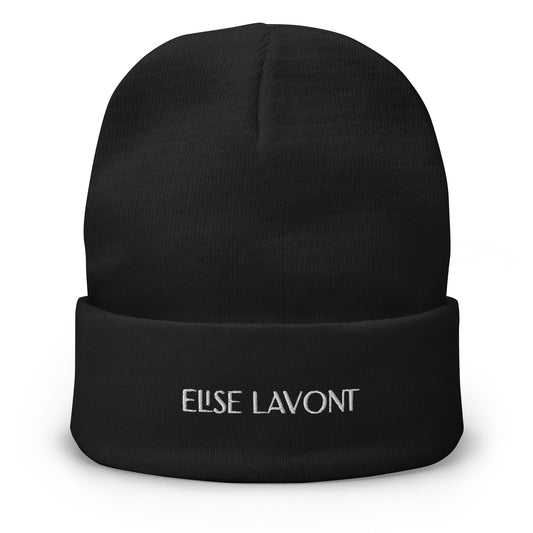 Elise Lavont Embroidered Beanie